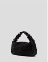 Ariana Cristal Mesh black clutch bag - Woman | Roberto Verino