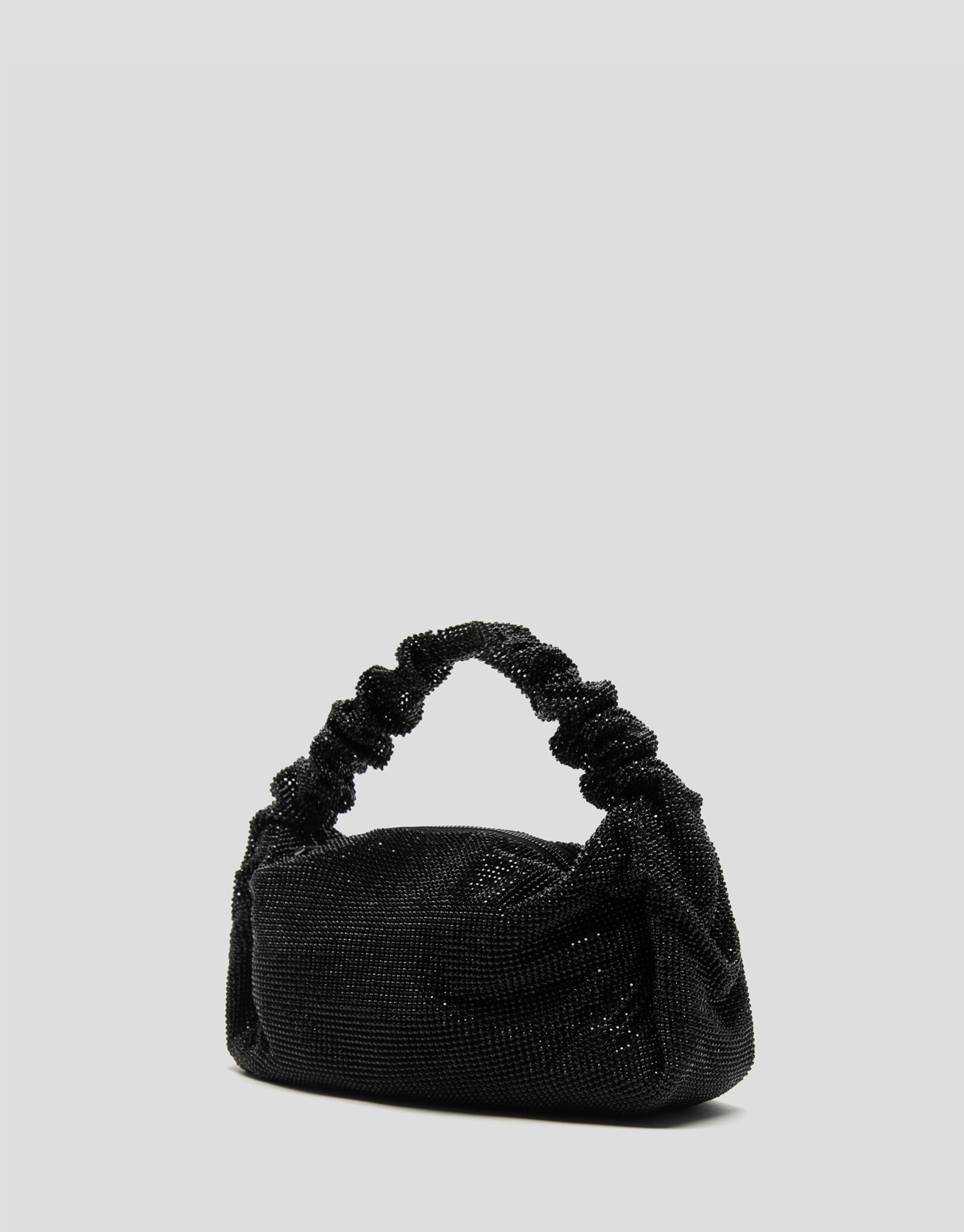 Bolso de mano Ariana Cristal Mesh negro - Mujer | Roberto Verino