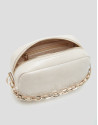Bazin Beige shoulder bag - Woman - AW2024 | Roberto Verino