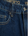 Pantalón ancho vaquero azul - Mujer - OI2025 | Roberto Verino