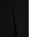 Pantalón ancho con abertura crepe negro - Mujer | Roberto Verino