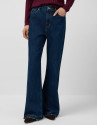 Wide-legged blue jeans - Woman - AW2025 | Roberto Verino