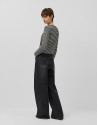 Pantalón ancho vaquero negro - Mujer - OI2025 | Roberto Verino
