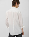 Camisa corte masculino algodón blanco - Mujer | Roberto Verino