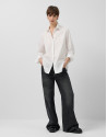 Camisa corte masculino algodón blanco - Mujer | Roberto Verino