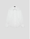Camisa algodón blanco con puños oversize | Roberto Verino