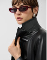 One-button black napa blazer - Woman - AW2025 | Roberto Verino