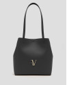 Bolso Bruna Tote Maxi piel gris - Mujer | Roberto Verino