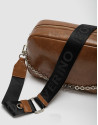 Bandolera Bazín Urban Midi marrón - Mujer | Roberto Verino