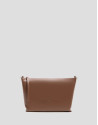Megan Messenger camel leather shoulder bag | Roberto Verino