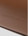 Megan Messenger camel leather shoulder bag | Roberto Verino
