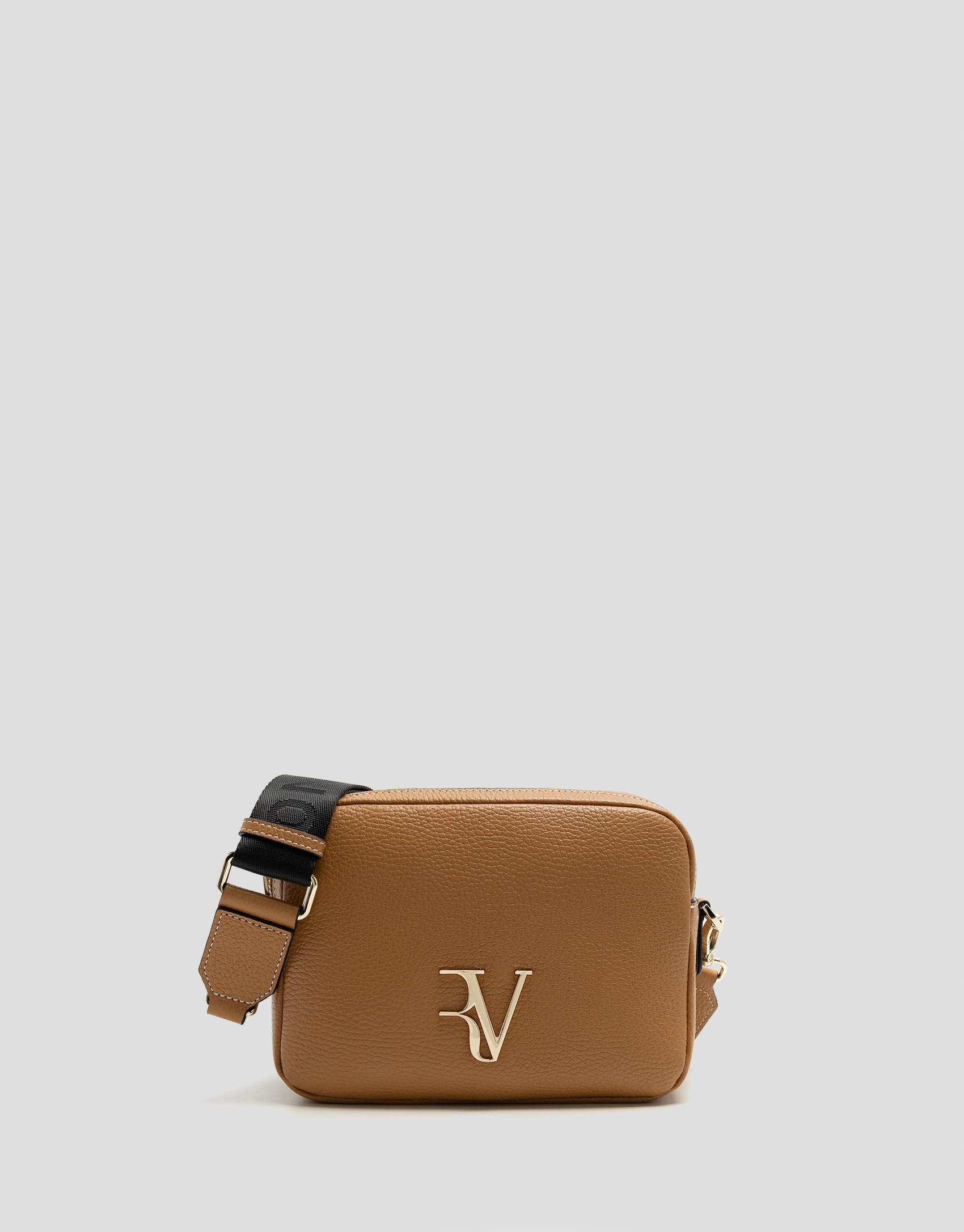 Thais camel leather shoulder bag - Gifts | Roberto Verino