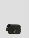 Thais green leather shoulder bag - Woman | Roberto Verino