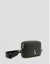 Thais green leather shoulder bag - Woman | Roberto Verino