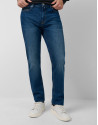 Men's regular medium blue denim pants. - Man | Roberto Verino