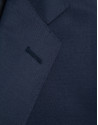 Regular fit dark blue half canvas suit - Man | Roberto Verino