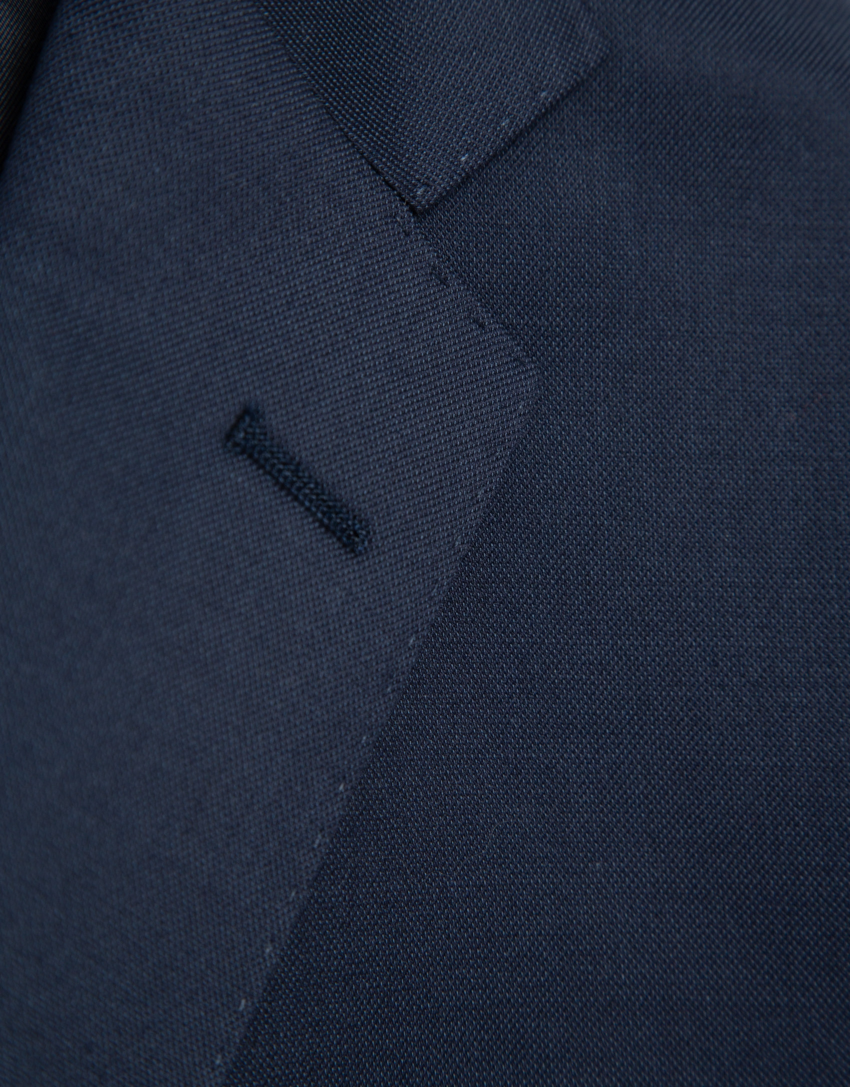 Regular fit dark blue half canvas suit - Man | Roberto Verino