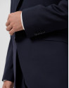 Dark blue regular fit half canvas suit - Verano | Roberto Verino