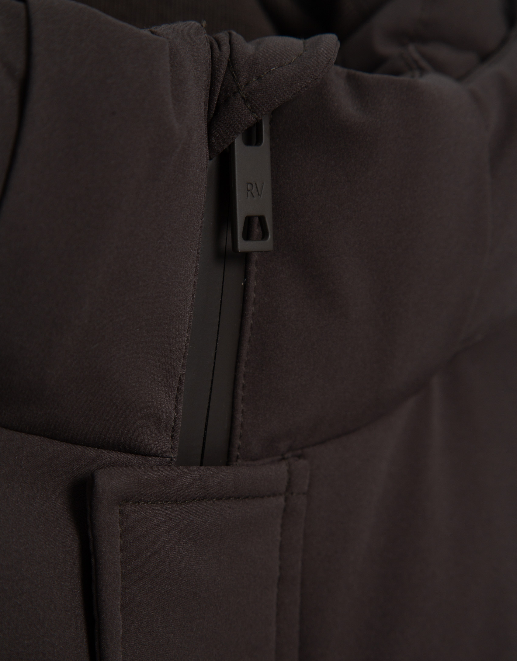 Brown padded shorts with four pockets - Man | Roberto Verino