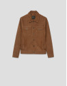 Tan suede jacket - Verano -  | Roberto Verino