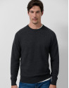 Jersey lana/cashmere gris oscuro - Hombre | Roberto Verino