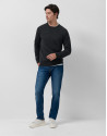 Jersey lana/cashmere gris oscuro - Hombre | Roberto Verino