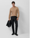 Jersey cuello pico color camel - Hombre | Roberto Verino