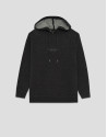 Sudadera con capucha lana/algodón gris ... | Roberto Verino