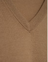 Jersey cuello pico color camel - Hombre | Roberto Verino