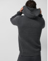 Sudadera con capucha lana/algodón gris ... | Roberto Verino