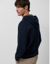 Sudadera con capucha lana/algodón marino | Roberto Verino