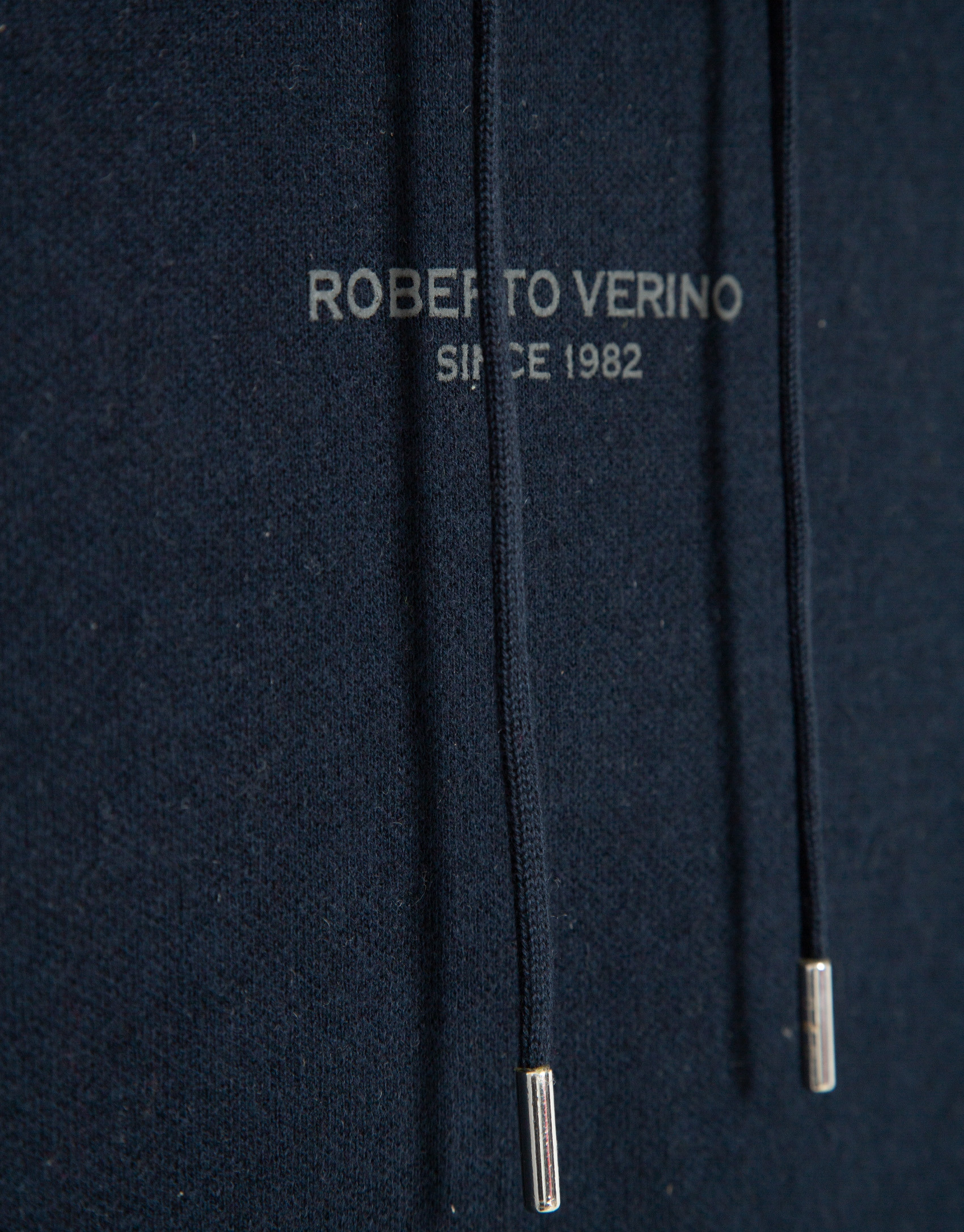 Sudadera con capucha lana/algodón marino | Roberto Verino