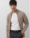 Chaqueta ochos visón melange - Hombre - OI2025 | Roberto Verino
