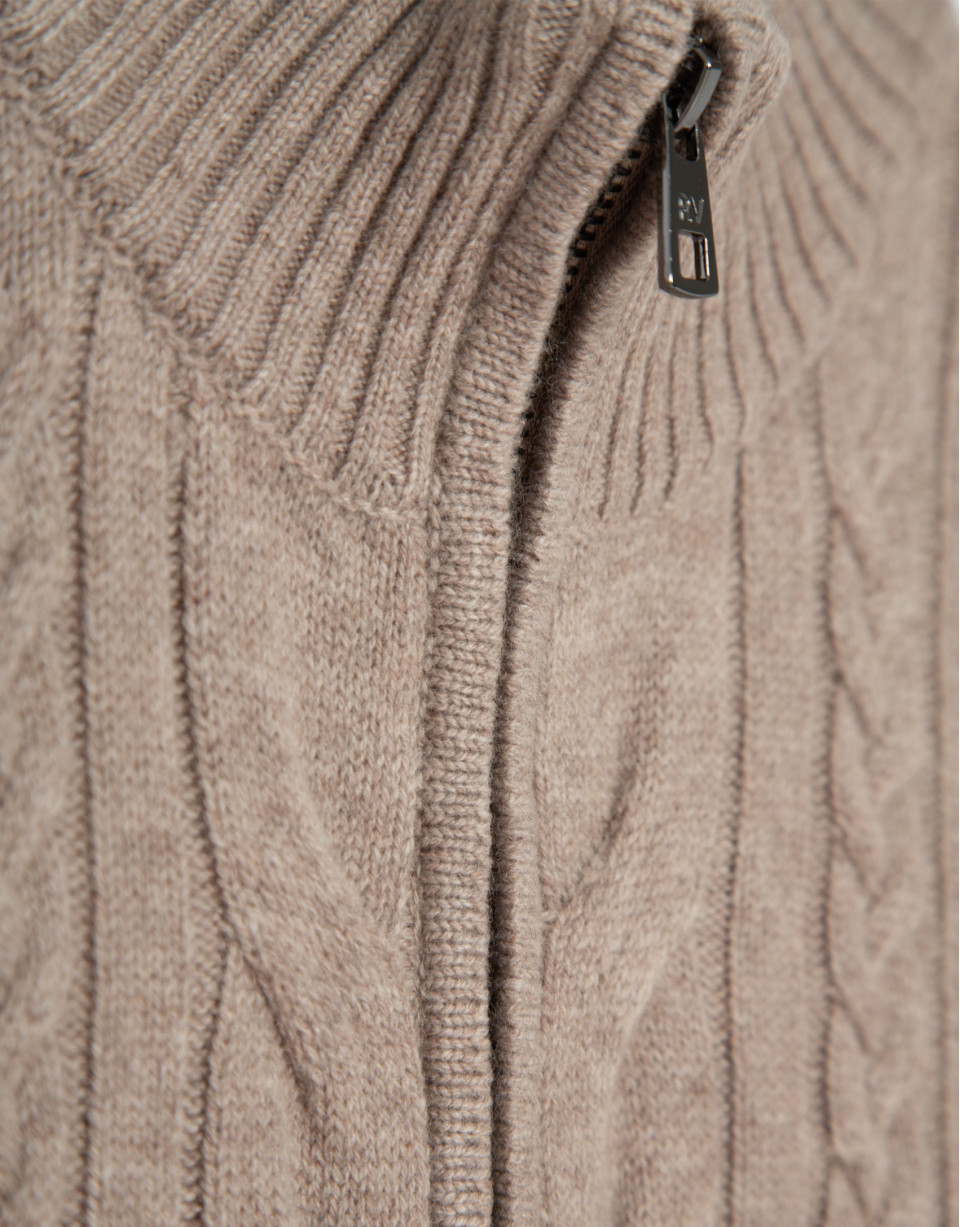 Mink melange cardigan - Man - AW2025 | Roberto Verino