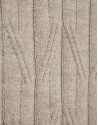 Jersey cuello alto trabajado color arena melange | Roberto Verino