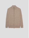 Mink melange cardigan - Man - AW2025 | Roberto Verino
