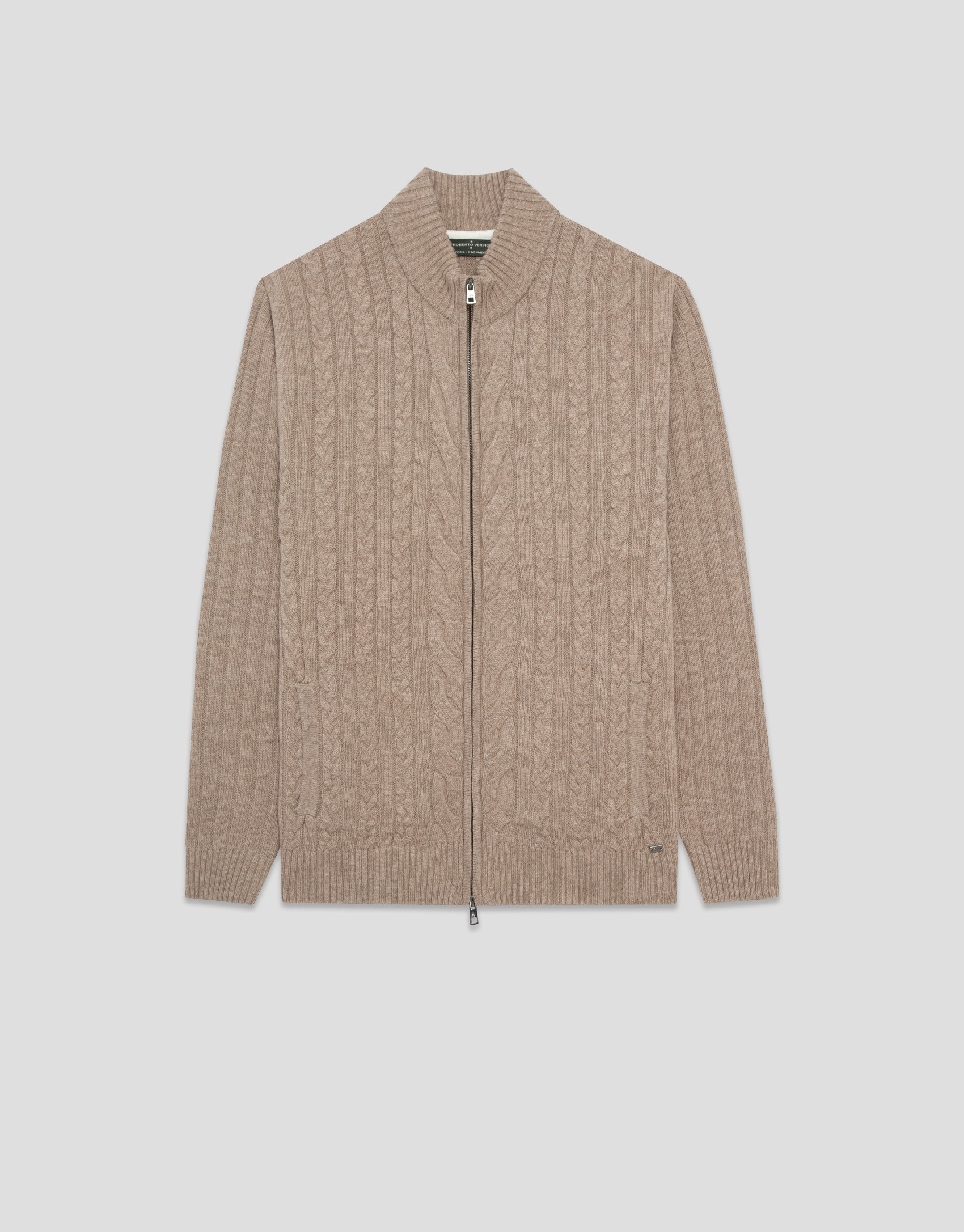 Mink melange cardigan - Man - AW2025 | Roberto Verino