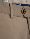 Mink-coloured dyed chino trousers - Gifts | Roberto Verino