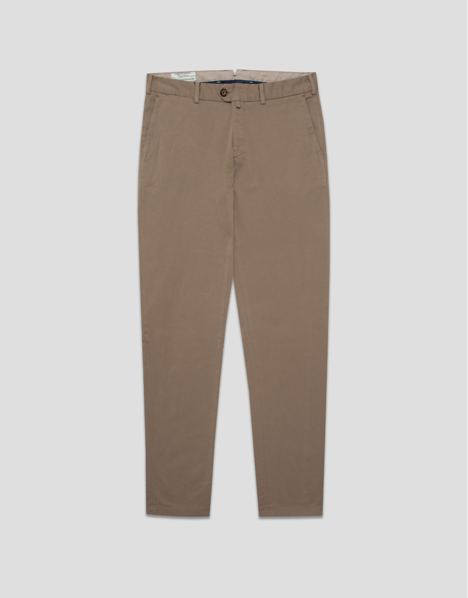 Pantalón chino tintado visón - Regalos - OI2025 | Roberto Verino