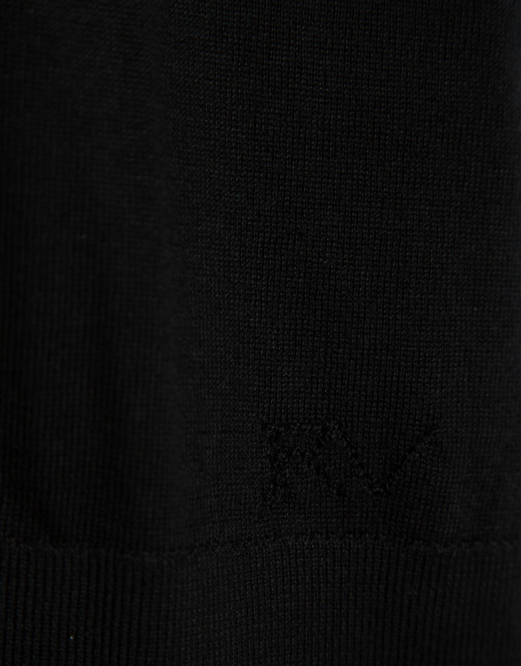 Black fine wool turtleneck sweater - Woman | Roberto Verino