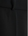 Black crepe straight pants - Woman - AW2025 | Roberto Verino
