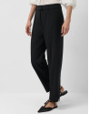 Pantalón recto crepé negro - Mujer - OI2025 | Roberto Verino