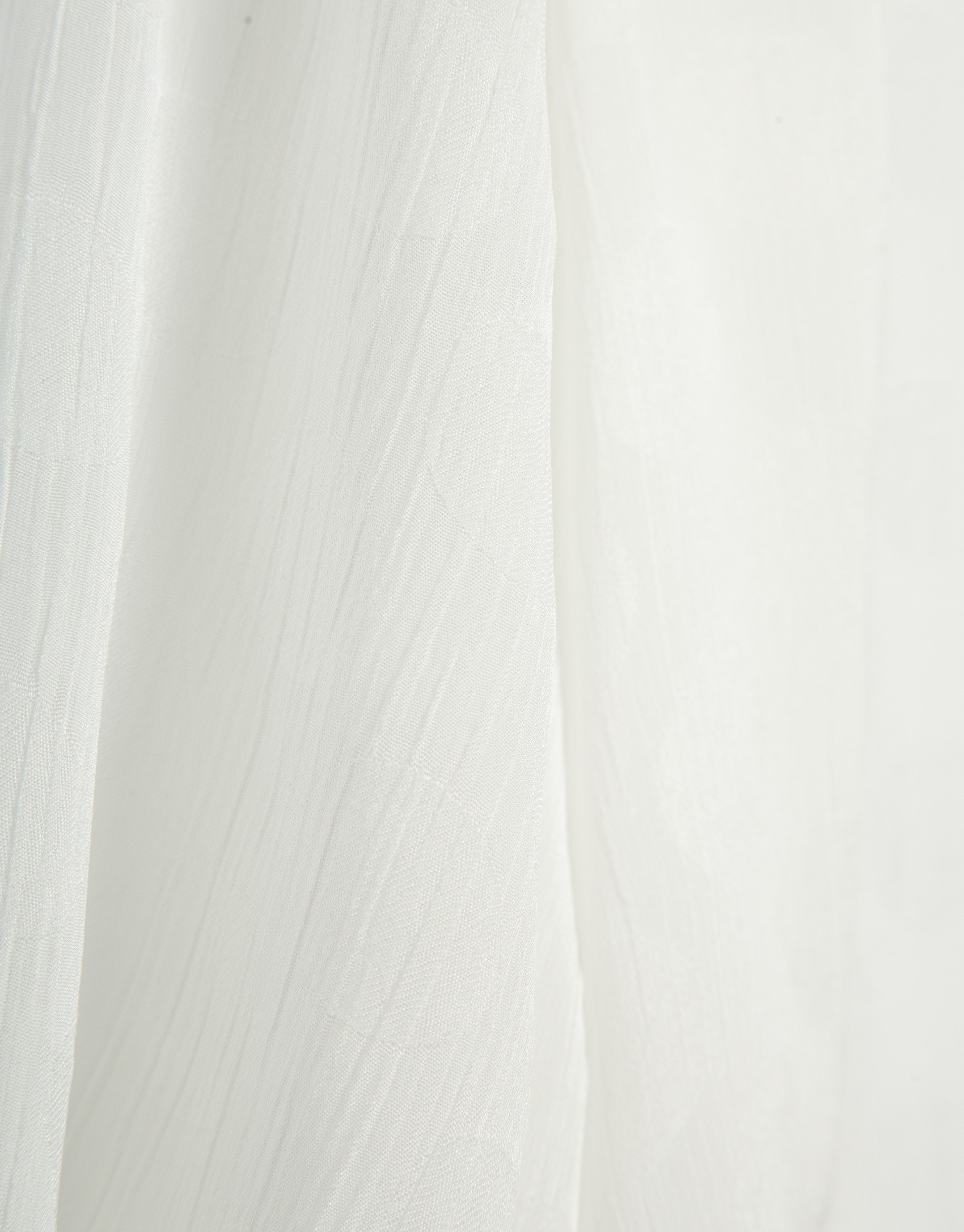 Camisa en bambula blanco con jacquard de ... | Roberto Verino