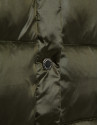 Green padded vest with hood - Woman - AW2025 | Roberto Verino
