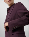 Blazer cruzada lana burdeos - AVANCE OI25 | Roberto Verino