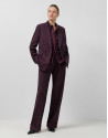 Blazer cruzada lana burdeos - AVANCE OI25 | Roberto Verino