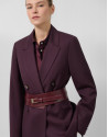 Blazer cruzada lana burdeos - AVANCE OI25 | Roberto Verino