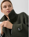 Green double-sided three-quarter-length ... | Roberto Verino
