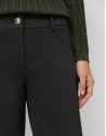 Gray stretch knit pants - Woman - AW2025 | Roberto Verino