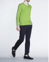 Basic green knit sweater 